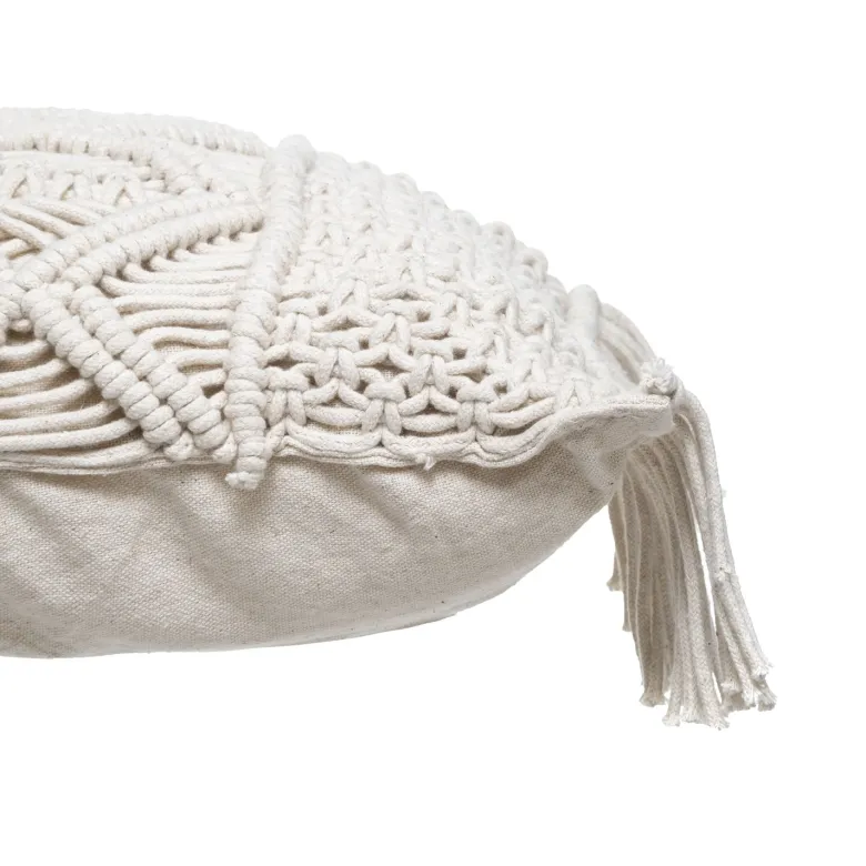 Coussin macramé rectangulaire 30x50cm