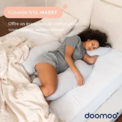 Coussin maxxy little dots doomoo grey