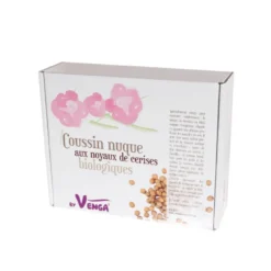 Coussin nuque noyau de cerise