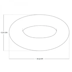 Coussin rond pour bol chantant tibétain Vert