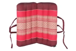 Coussin yoga méditation kapok rouge Rouge