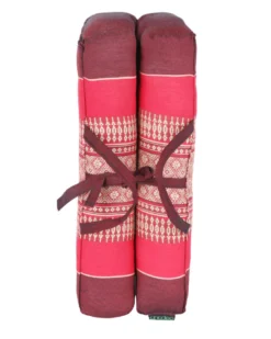 Coussin yoga méditation kapok rouge Rouge