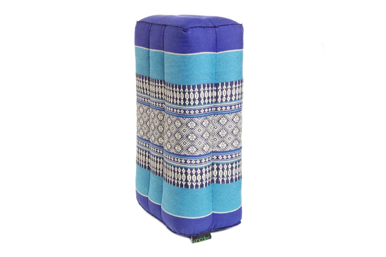 Coussin yoga méditation kapok bleu océan Bleu marine