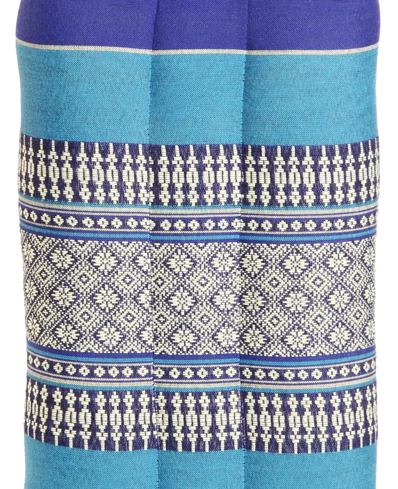 Coussin yoga méditation kapok bleu océan Bleu marine