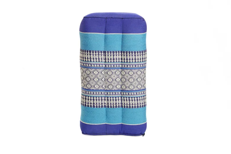 Coussin yoga méditation kapok bleu océan Bleu marine