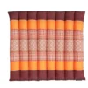 Coussin yoga plat orange
