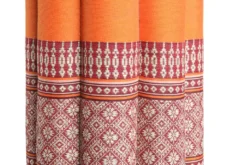 Coussin yoga plat orange