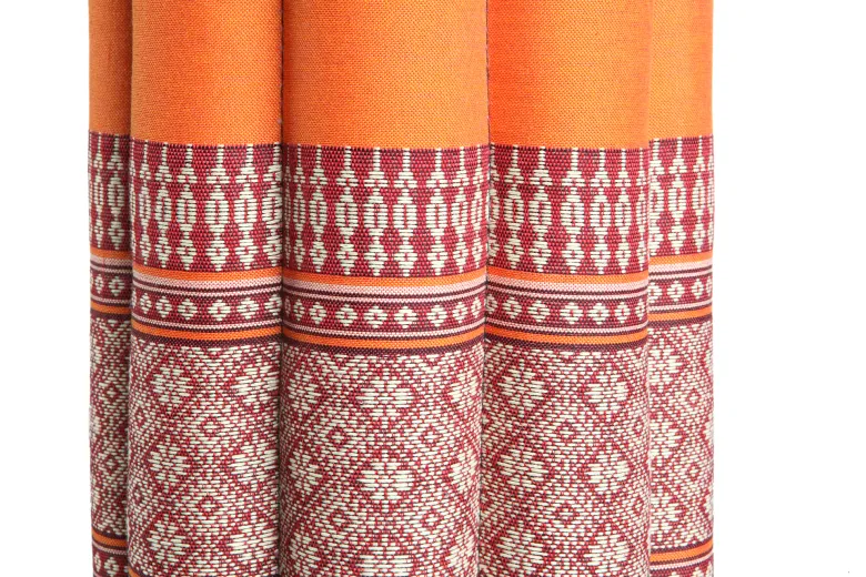 Coussin yoga plat orange