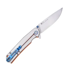 Couteau de poche pliant P801J orange lame acier Ruike