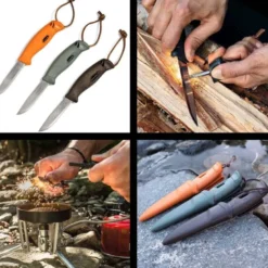 Couteau de survie light my fire fireknife bio vert