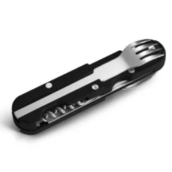 Couteau multifonction Bivouac noir en acier inoxydable TB 1648