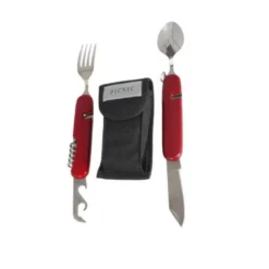 Couvert camping herbertz picnic rouge