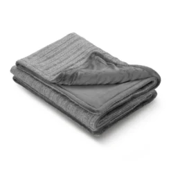 Couverture chauffante tricotée