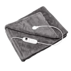 Couverture chauffante Xl ultra douce avec 9 intensités et fonction timer