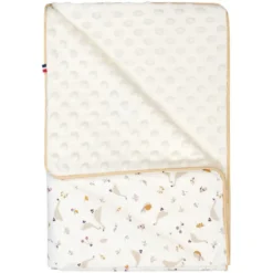Couverture légère minky sidonia beige