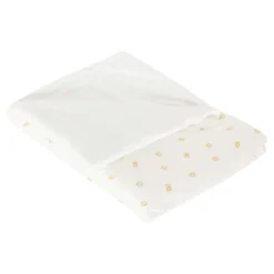 Couverture velours diplododo blanc 75x10