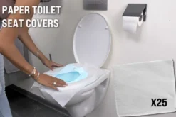 Couvre cuvette de toilette en papier