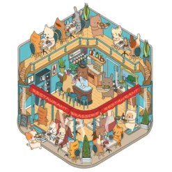 Cozy stickers 3D Mes petites boutiques