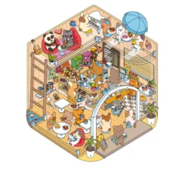 Cozy stickers 3D Mes petites boutiques
