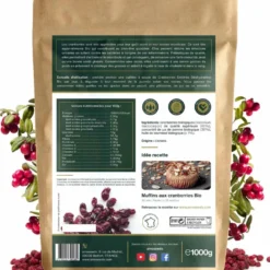 Cranberries entières bio 1kg