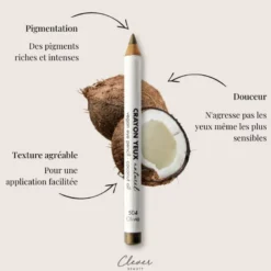 Crayon yeux naturel - #504 vert doré