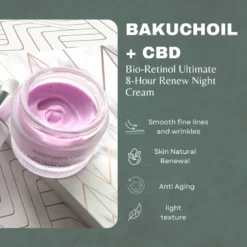 Crème nuit bakuchiol + cbd 50ml