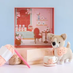 Crochetez, adoptez, exposez ! Coffret Lizzy le corgi au crochet