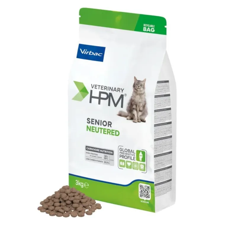 Croquettes chat veterinary hpm cat senior neutered - virbac