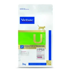 Croquettes chat veterinary hpm cat u2 urology dissolution et prevention - virbac