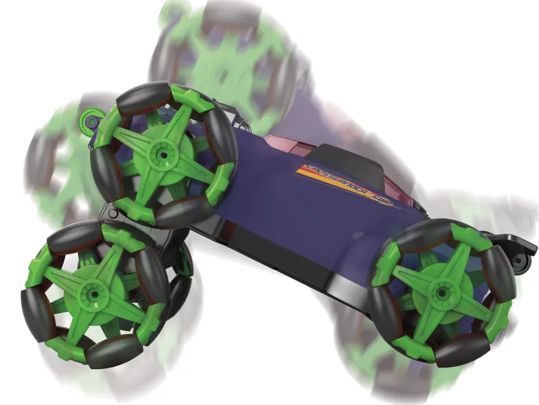 Crosslander flip 6 roues, figures à 360°