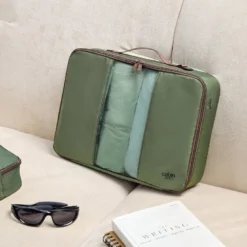 Cube d'emballage lux - grand - khaki Vert