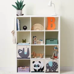 Cube de rangement eléphant