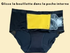 Culotte mentruelle bouillotte xl or