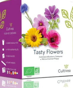 Cultivea - kit de culture fleurs comestibles bio