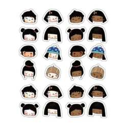 Cute 'n' cosy Stickers - Trop kawaï