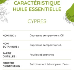 Cyprès bio - huile essentielle