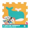 9 dalles animaux mousse a assembler