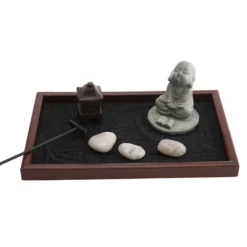 Décoration jardin zen de sagesse