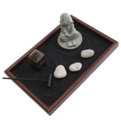 Décoration jardin zen de sagesse