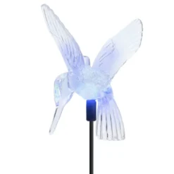 Décoration lumineuse de jardin colibri solaire