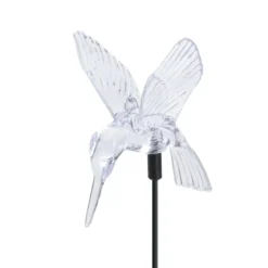 Décoration lumineuse de jardin colibri solaire