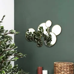 Décoration miroir rond