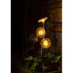 Décoration solaire : 3 tournesols
