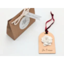 Décor en plâtre &nbsp;je t'aime&nbsp; - senteur rose ancienne