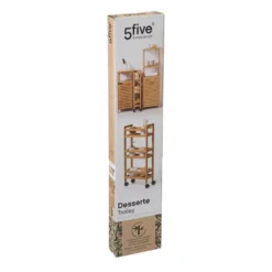 Desserte fine 3 niveaux bambou