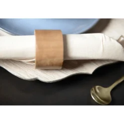Dessous d'assiette grain de bois - lot de 6
