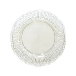 Dessous d'assiette transparent ondule - lot de 6