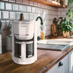 Diamant - cafetière filtre blanc