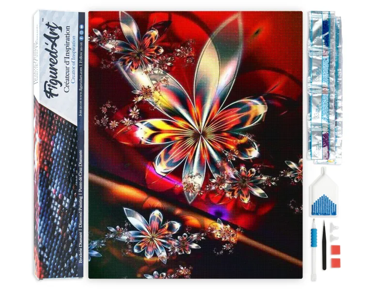 Diamond painting design fractal