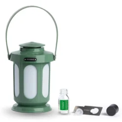 Diffuseur brume de parfum lanterne sans fil vert Esteban